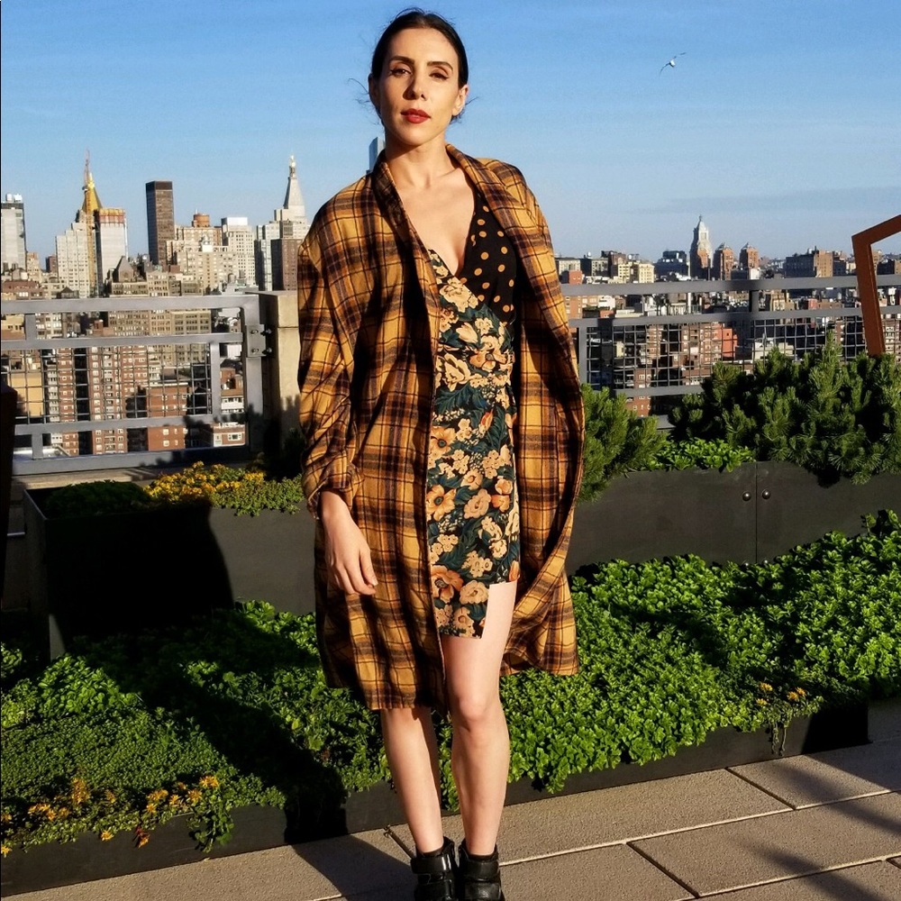 Long thin jacket (flannel type)